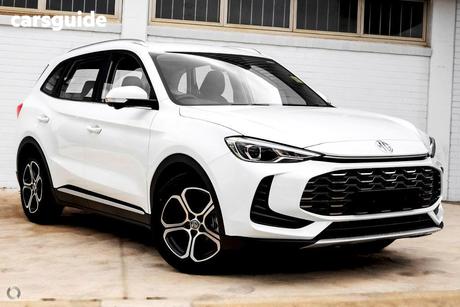 White 2025 MG ZS Wagon Excite Hybrid+