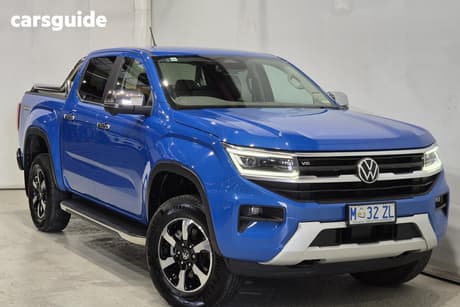 Blue 2024 Volkswagen Amarok Dual Cab Utility Style Tdi600 4Motion
