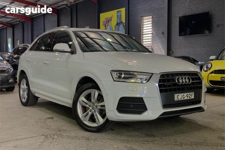 White 2016 Audi Q3 Wagon 2.0 Tfsi Sport Quattro (132Kw)