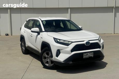 White 2023 Toyota RAV4 Wagon Gx (2Wd) Hybrid