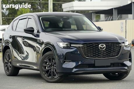 Blue 2025 Mazda CX-60 Wagon G40E Gt Hybrid