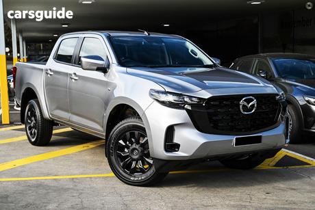 Silver 2025 Mazda BT-50 Dual Cab Pick-up Xt (4X4)