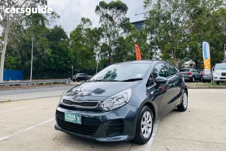 Grey 2015 Kia RIO Hatchback S