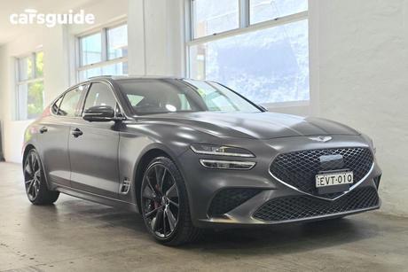 Grey 2022 Genesis G70 Sedan 3.3T Sport