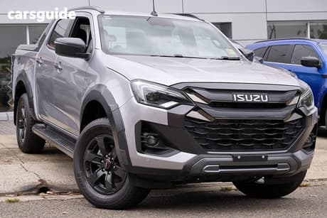 Silver 2025 Isuzu D-MAX Crew Cab Utility X-Terrain (4X4)