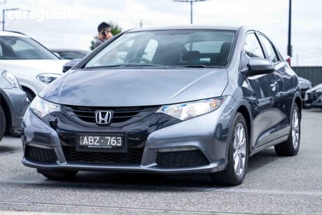 Grey 2014 Honda Civic Hatchback Vti-S
