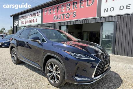 Blue 2022 Lexus RX450H Wagon Luxury Hybrid