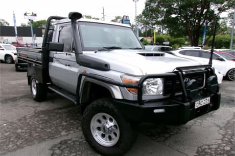 Silver 2017 Toyota Landcruiser Cab Chassis Gx (4X4)