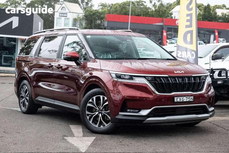 Red 2022 Kia Carnival Wagon Sli