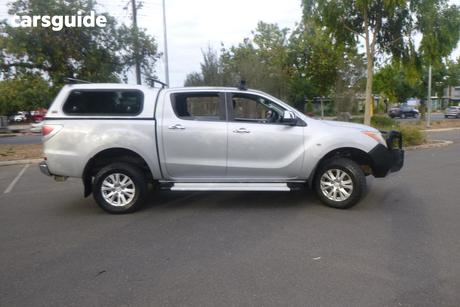 Silver 2012 Mazda BT-50 Dual Cab Utility Gt (4X4)