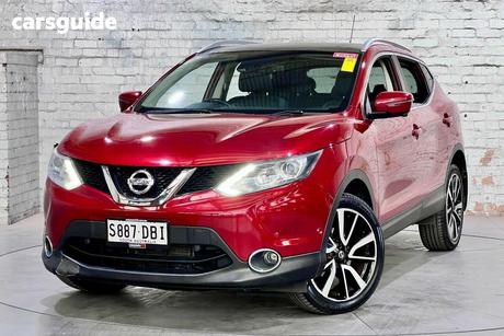 Red 2016 Nissan Qashqai Wagon Ti (4X2)