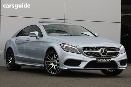 Silver 2015 Mercedes-Benz CLS400 Coupe