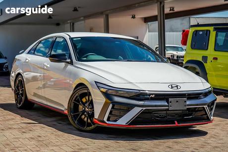 White 2025 Hyundai I30 Sedan N Premium With Sunroof