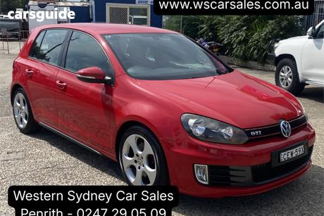 Red 2011 Volkswagen Golf Hatchback Gti