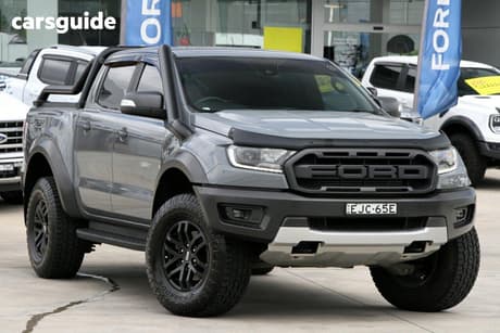 Grey 2020 Ford Ranger Double Cab Pick Up Raptor 2.0 (4X4)