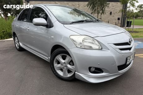 Silver 2008 Toyota Yaris Sedan Yrx