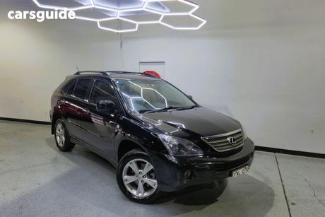 Black 2008 Lexus RX SUV HYBRID MHU38R