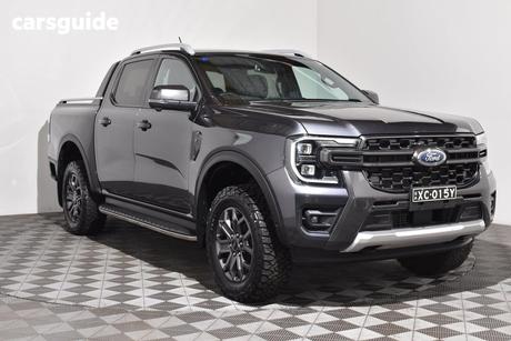 Grey 2022 Ford Ranger Double Cab Pick Up Wildtrak 3.0 (4X4)
