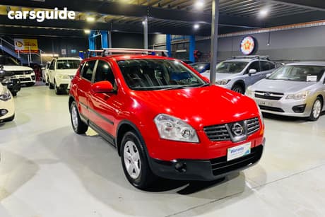 Red 2009 Nissan Dualis Wagon Ti (4X4)