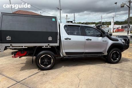 Silver 2018 Toyota Hilux Dual Cab Utility Rugged (4X4)