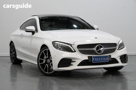 White 2019 Mercedes-Benz C300 Coupe