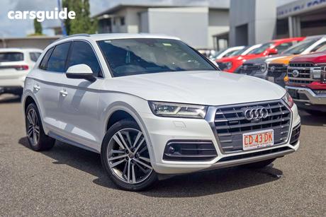 White 2018 Audi Q5 Wagon 2.0 Tdi Quattro Design
