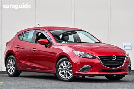 Red 2015 Mazda 3 Hatchback Neo