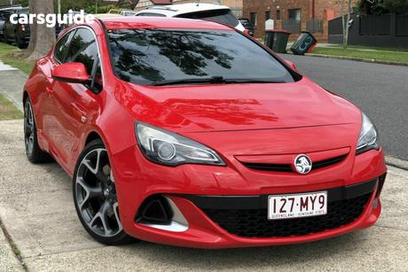 Red 2015 Holden Astra Hatchback Vxr