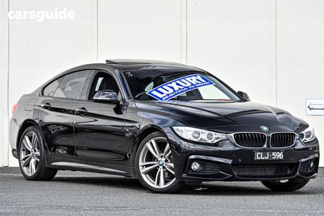 Black 2015 BMW 420I Coupe Gran Coupe Sport Line