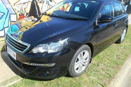 Black 2017 Peugeot 308 Hatchback Active