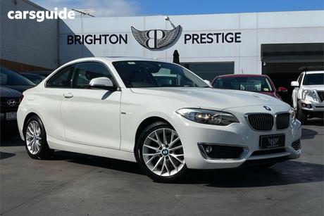 White 2015 BMW 220D Coupe