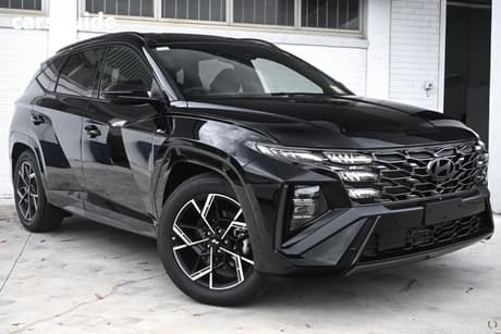 Black 2026 Hyundai Tucson Wagon Premium N Line Hybrid (Awd)