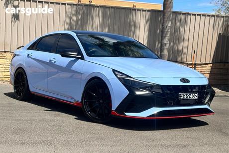 Blue 2022 Hyundai I30 Sedan N Premium