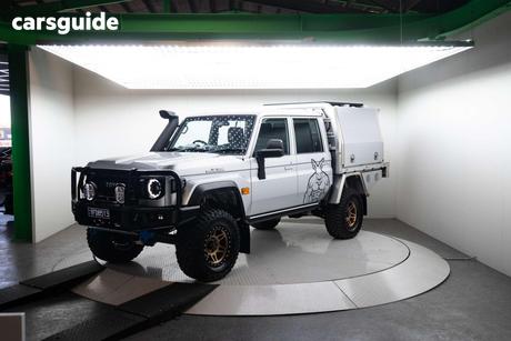 Silver 2023 Toyota Landcruiser Double Cab Chassis Lc79 Gxl