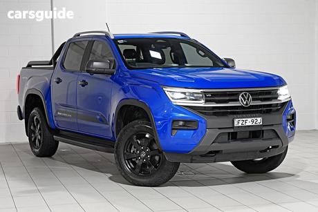 Blue 2023 Volkswagen Amarok Dual Cab Utility Panamericana Tdi600 4Motion