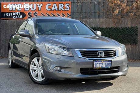 Grey 2008 Honda Accord Sedan V6 Luxury