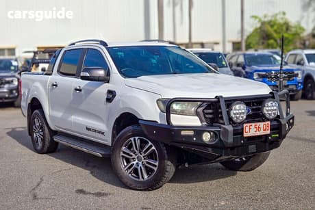 White 2021 Ford Ranger Double Cab Pick Up Wildtrak 3.2 (4X4)