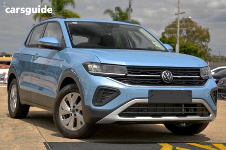Blue 2024 Volkswagen T-Cross Wagon 85Tfsi Life
