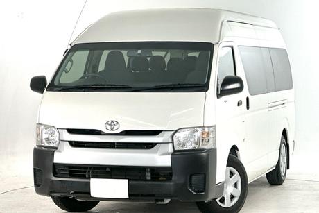 White 2018 Toyota HiAce Bus Commuter