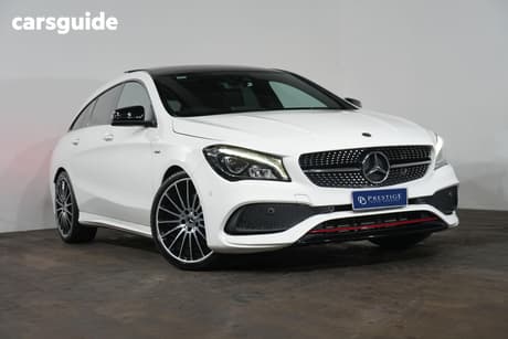 White 2019 Mercedes-Benz CLA250 Wagon Sport 4Matic S/Brake
