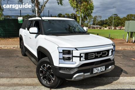 White 2024 BYD Shark 6 Dual Cab Utility Dual Motor Premium