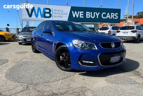 Blue 2015 Holden Commodore Sedan Sv6