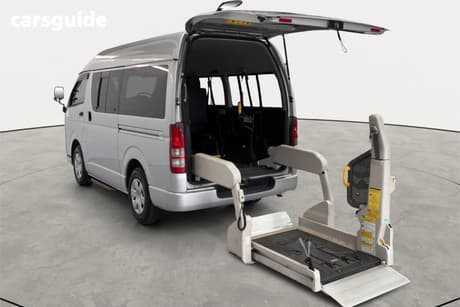 Silver 2011 Toyota HiAce Commercial WELCAB