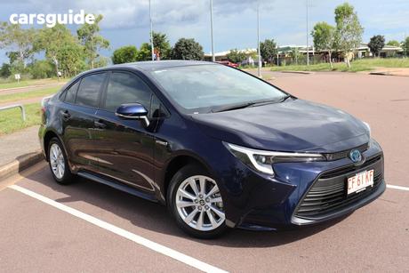 Blue 2024 Toyota Corolla Sedan Ascent Sport + Conv Pk Hybrid