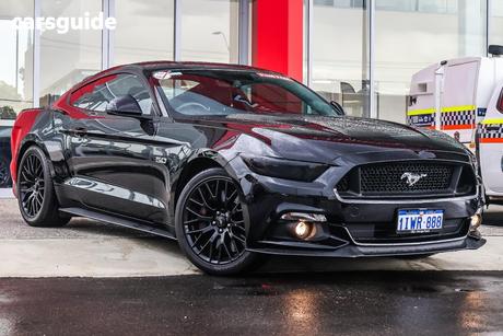 Black 2016 Ford Mustang Coupe Fastback Gt 5.0 V8