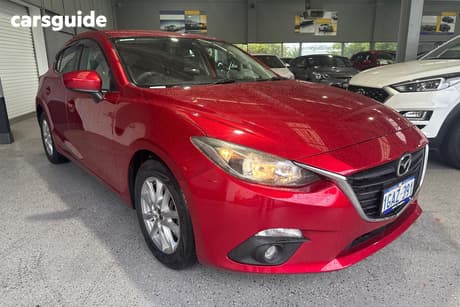 Red 2016 Mazda 3 Hatchback Maxx