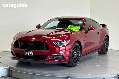 Red 2017 Ford Mustang Coupe Fastback Gt 5.0 V8