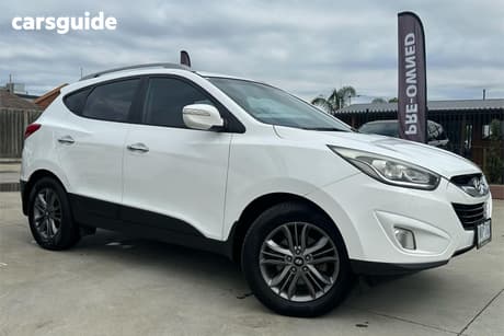 White 2015 Hyundai IX35 Wagon Elite (Awd)