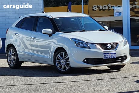 White 2016 Suzuki Baleno Hatchback Glx Turbo
