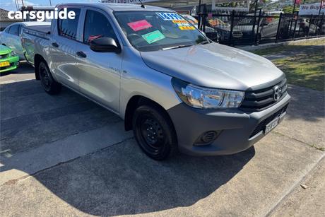 Silver 2016 Toyota Hilux Dual Cab Utility Workmate
